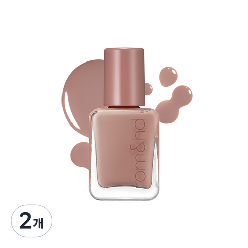 롬앤 무드 페블 네일, 20 누가 로즈, 7g, 2개