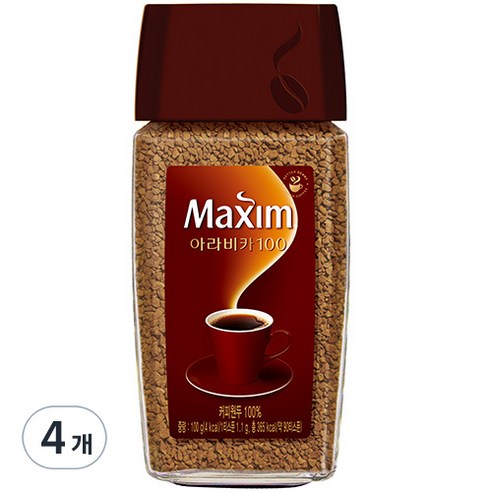 맥심 아라비카100, 100g, 4개