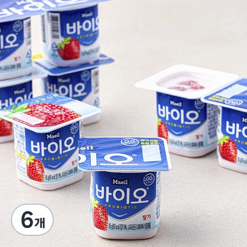 매일유업 바이오 딸기 요거트, 85g, 48개