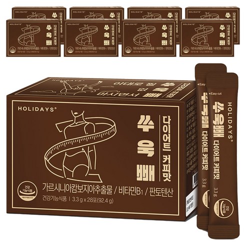 홀리데이즈 쑤욱빼 다이어트 커피맛 28포, 92.4g, 9개