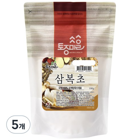 토종마을 삼복초 삼계탕재료, 5개, 100g