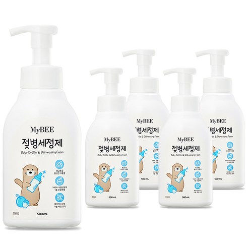 마이비 젖병세정제 거품형, 500ml, 5개