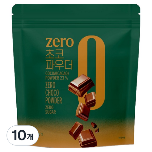 네이쳐티 zero 초코 파우더, 500g, 1개입, 10개
