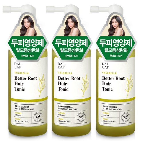 달리프 클로렐라 베러 루트 헤어 토닉, 100ml, 3개