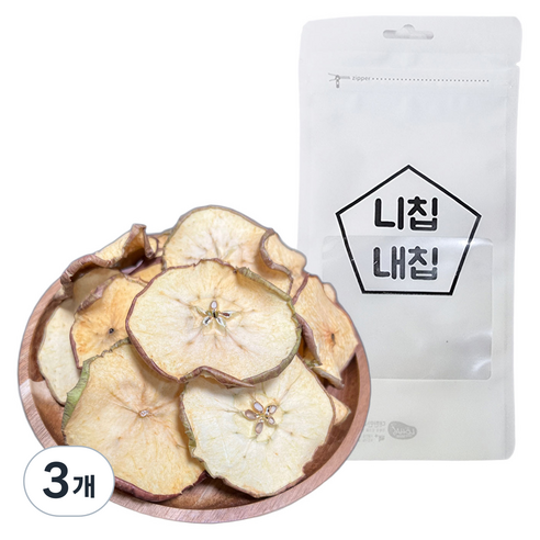 니칩내칩 건조 사과, 20g, 3개