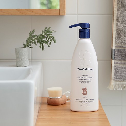 신생아 피부를 위한 순하고 촉촉한 선택, 누들앤부 뉴본 2in1 워시