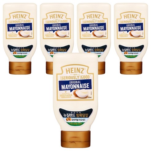 하인즈 굿 마요네즈, 295ml, 5개