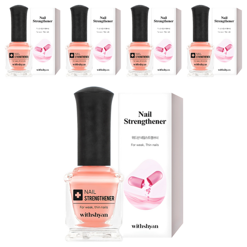 위드샨 네일 스트랭쓰너 손톱강화제, 15ml, 5개