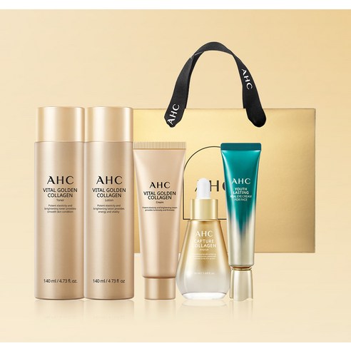 AHC 바이탈 골든 콜라겐 세트: 황금빛 탄력으로 되찾는 젊음의 에너지