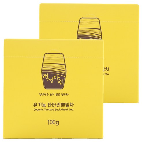 정성다린 유기농 타타리 메밀차 100g, 1개입, 2개