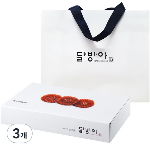 달방아 호박찹쌀약과 20p + 쇼핑백, 800g, 3개