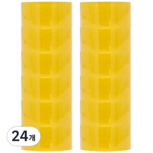 오공 중포장 OPP 아크릴타입 박스테이프 48mm x 50m, 투명, 24개