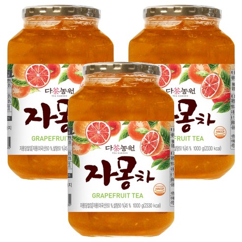 다농원 자몽차, 1kg, 3개