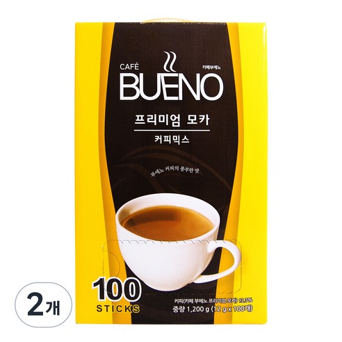 대한다업 카페부에노 믹스커피, 100개입, 2개, 12g