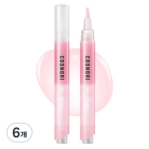 코스노리 컬러테라피 네일 세럼 03 로즈, 4ml, 4g, 6개
