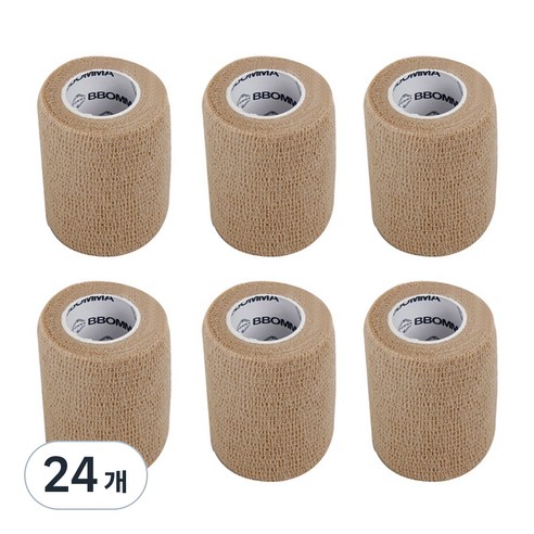 뽀마 자가점착식 탄력밴드 베이지 7.5cm x 4.5m, 1개입, 24개