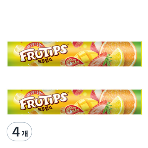 네슬레 프루팁스 오리지널, 140g, 4개