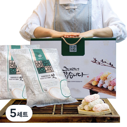 해담한과 찹쌀혼합유과 선물세트