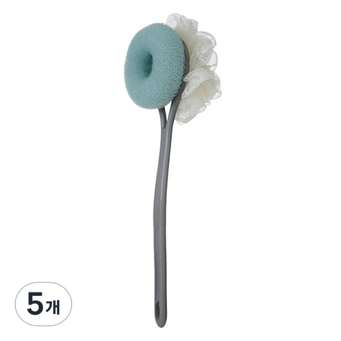 리버그린 뉴 스크럽 양면 바디브러쉬, 블루, 1개입, 5개