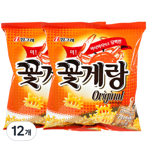 빙그레 꽃게랑, 143g, 12개