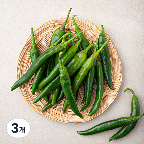못난이 오이맛 고추, 600g, 3개