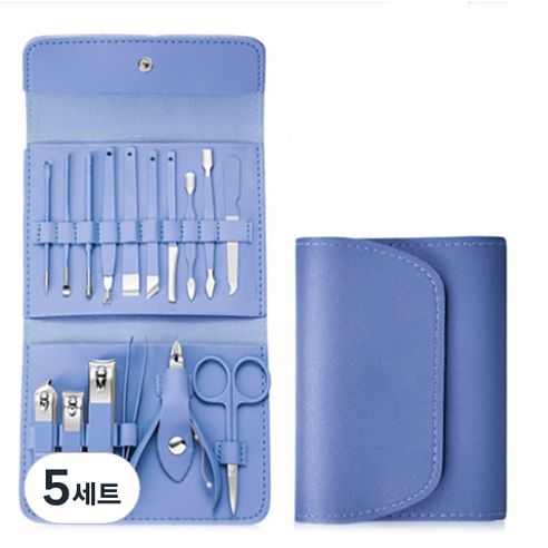 손톱깎이 16종 세트, 딥씨블루, 5세트