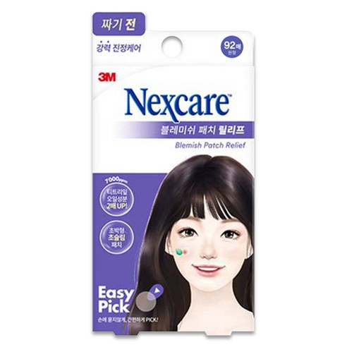 3M 넥스케어 블레미쉬 패치 릴리프, 92매입, 1개