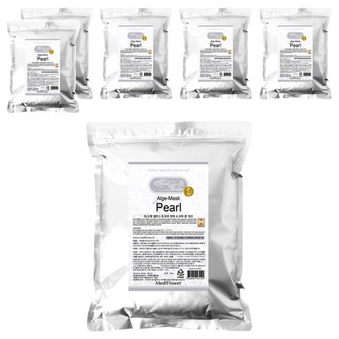 메디플라워 모델링팩 진주 500g, 1개입, 6개