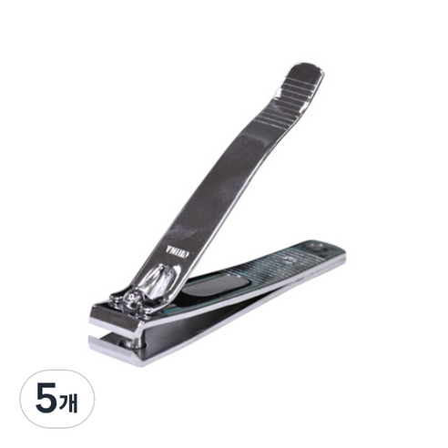 일자날 손발톱깎이 일자클리퍼, 혼합색상, 5개
