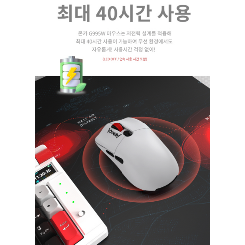 MONKA GURU G995W: 자유로운 컨트롤, 몰입감 넘치는 게임 경험