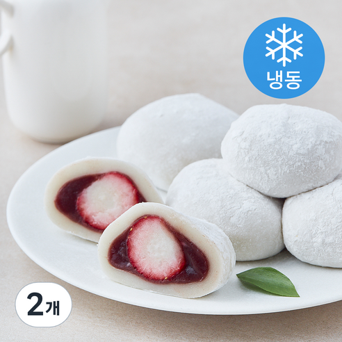 홍성딸기 통째로 딸기 모찌 (냉동), 70g, 2개, 6개입