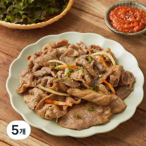 꿀맛나는세상 한돈 간장 불고기, 500g, 5개