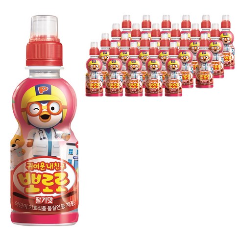 뽀로로 딸기맛 어린이 음료 235ml 48팩 
분유/어린이식품