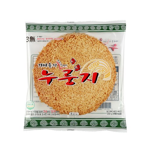 참좋은식품 가마솥의 누룽지, 200g, 10개