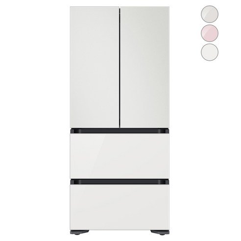 [색상선택형] 삼성전자 비스포크 프리스탠딩 김치냉장고 플러스 방문설치, RQ58A9441AP, 글램 화이트
