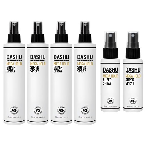 다슈 포 맨 프리미엄 메가 홀드 슈퍼 헤어스프레이 250ml 2p+50ml 세트, 2개