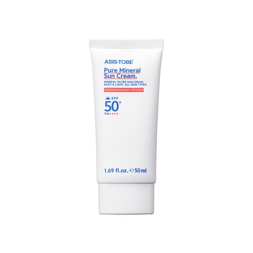애즈이즈투비 퓨어 미네랄 선크림 SPF50+ PA++++, 1개, 50ml
