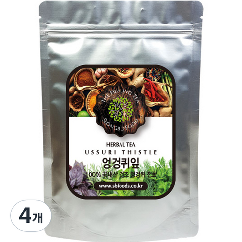 성보식품 엉겅퀴잎, 100g, 4개