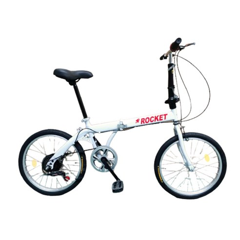 접이식자전거  닥터바이크 접이식 미니벨로 50.8cm 20인치 7단 스틸프레임 자전거 M-20 ROCKET, 화이트, 140cm