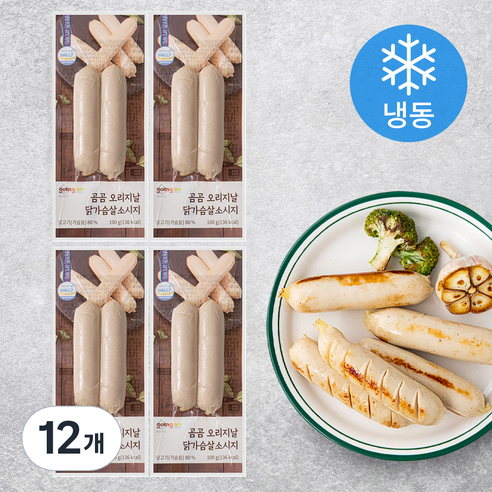 곰곰 오리지날 닭가슴살 소시지 (냉동), 100g, 12개