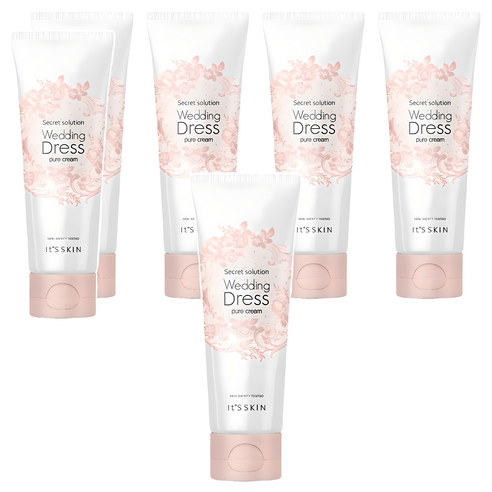 잇츠스킨 시크릿 솔루션 웨딩드레스 퓨어 크림 100ml, 화이트, 6개