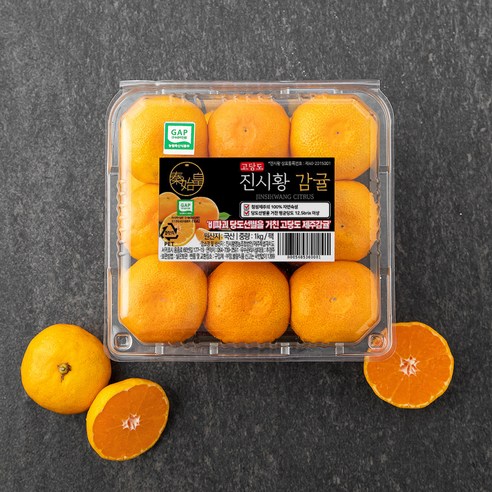 GAP 인증 진시황 고당도 하우스감귤, 1kg, 1개 과일