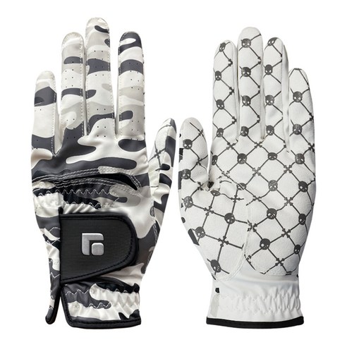  인콘트로 남성용 슈퍼 컨시드 골프 장갑 왼손용, 지브라