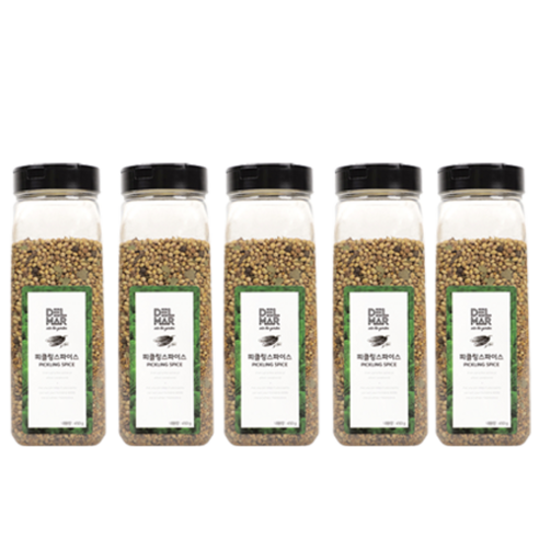목화 피클링스파이스, 450g, 5개