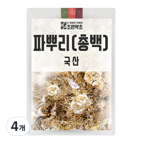 조은약초 파뿌리 총백, 200g, 4개
