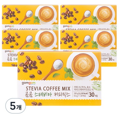 곰곰 스테비아 커피믹스, 9.5g, 30개입, 5개