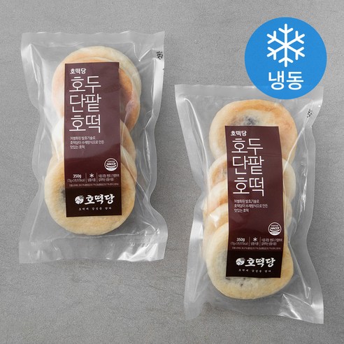 호떡당 호두단팥호떡 (냉동), 350g, 2팩