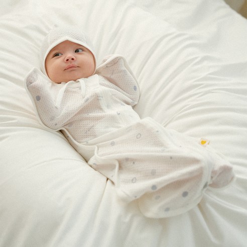 말랑하니 스와들 속싸개 메쉬 S, 아기에게 꿀잠을 선물하세요.