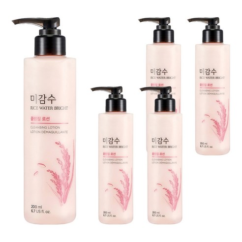 미감수 브라이트 페이셜 클렌징 로션, 200ml, 5개