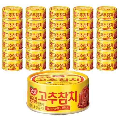 동원 고추 참치, 250g, 36개
